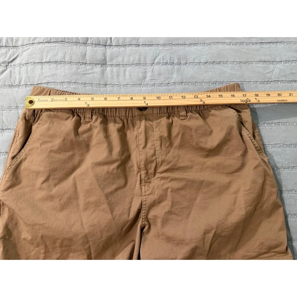 Chubbies Originals Mens 5.5 Inseam Khaki Stretch Twill Shorts XL Elastic Waist